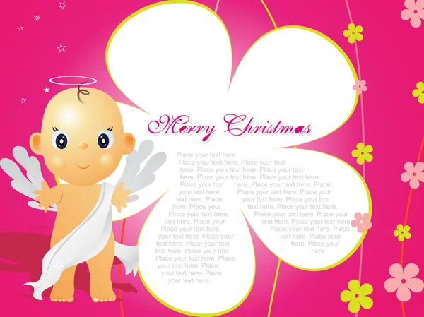 Merry christmas day background — Stock Vector
