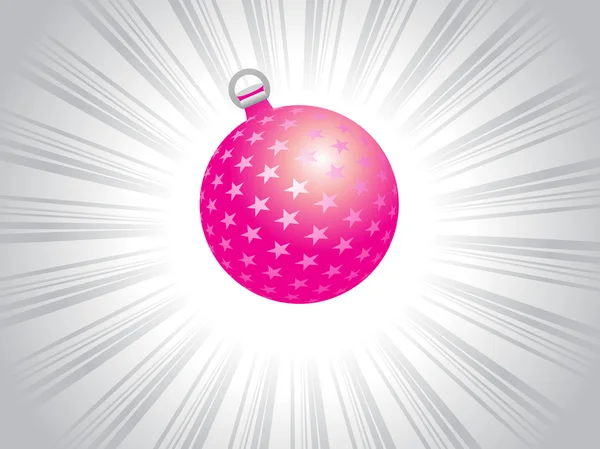 Абстрактний рожевий зірковий м'яч — стоковий вектор