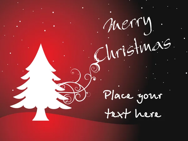 Noël vectoriel avec place pour le texte — Image vectorielle
