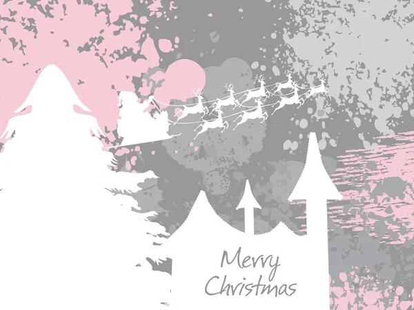 汚れたクリスマス背景 — ストックベクタ