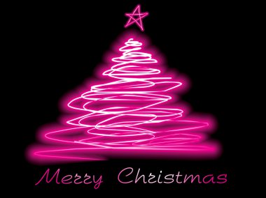 Christmas light in tree shape, wallpaper clipart