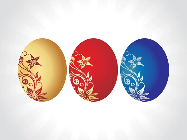 Paskalya yumurtaları vektör, design4 — Stok Vektör