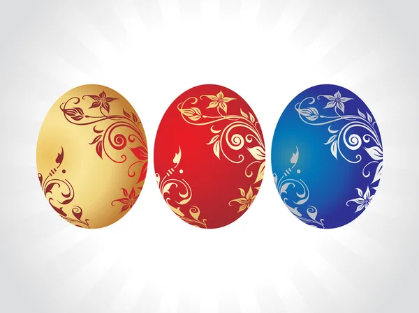 Paskalya yumurtaları vektör, design5 — Stok Vektör