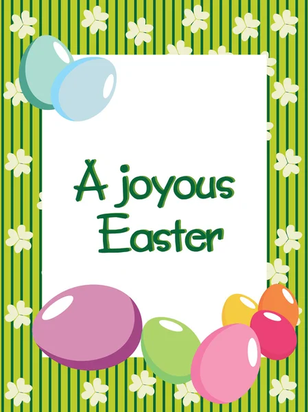 A joyous easter day background — Stock Vector