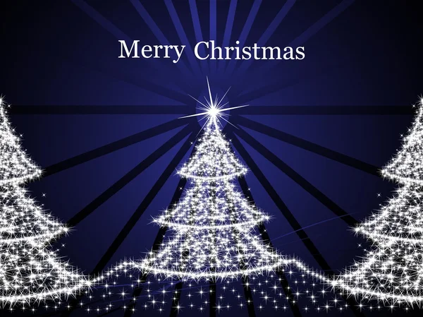 Christmas tree background design — Stock Vector
