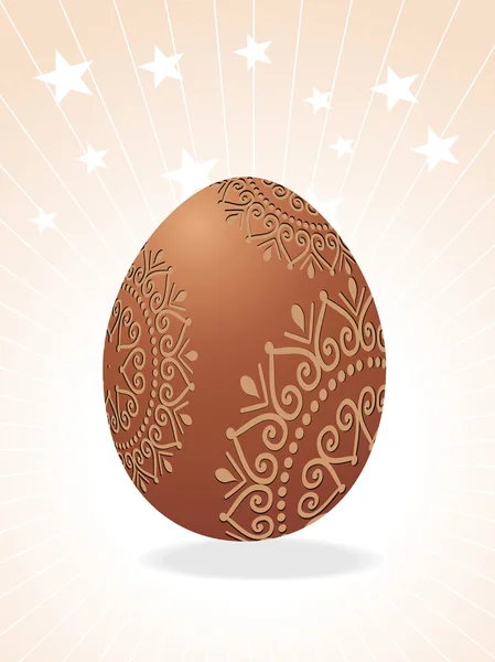 Belo vetor de ovo de Páscoa — Vetor de Stock