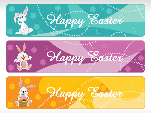 Bannière pour le jour de Pâques — Image vectorielle
