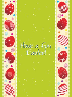 Have a fun easter illustration clipart