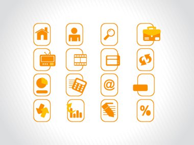 Complete web Icons collection clipart