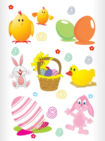 Easter day holiday object — Stock Vector