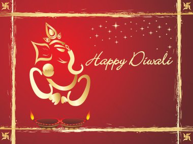 Happy diwali illustration clipart