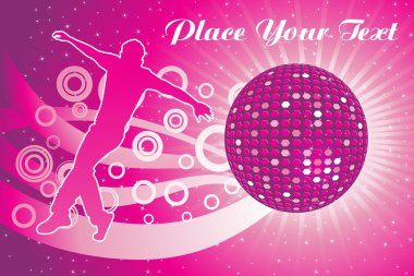 Dance party background clipart