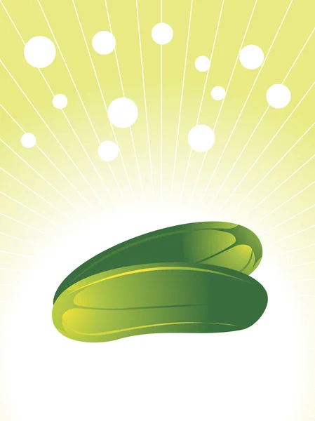 Illustration vectorielle du concombre — Image vectorielle