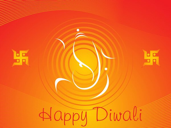 Vector illustration for diwali