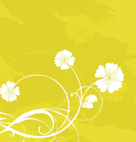 装飾的な花のパターン — ストックベクタ