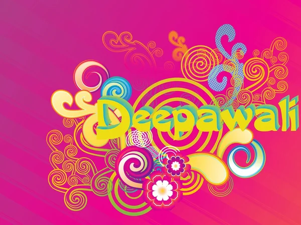 Художественный фон для deepawali — стоковый вектор
