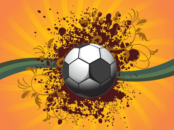 Grunge ball with background — Stock Photo, Image