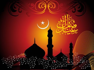 Illustration for eid clipart