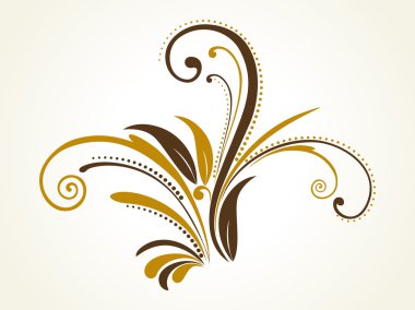 Illustration of creative floral pattern clipart