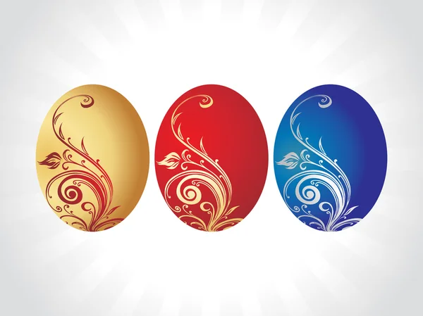 Paskalya yumurtaları vektör, design6 — Stok Vektör