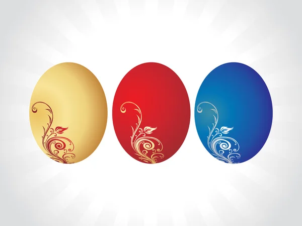 Easter eggs vector, design7 — Stock Vector