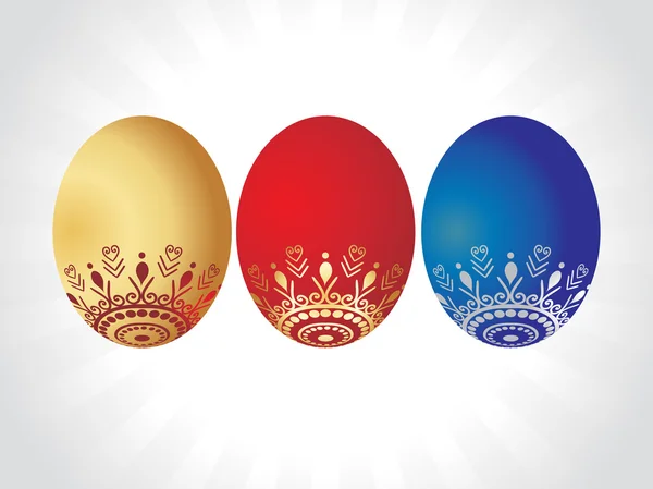 Vector de huevos de Pascua, design10 — Archivo Imágenes Vectoriales