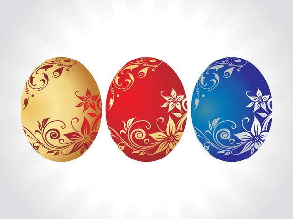 Easter eggs vector, design11 — Stock Vector