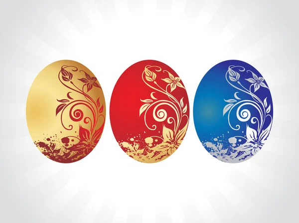Paskalya yumurtaları vektör, design14 — Stok Vektör