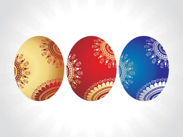 Easter eggs vector, design13 — Stock Vector