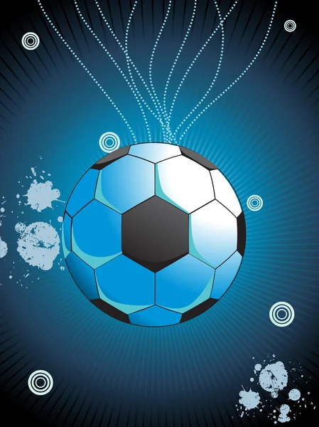 Afbeelding van een voetbal — Stockvector