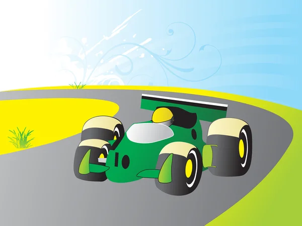 Formula1 pozadí, ilustrace — Stockový vektor