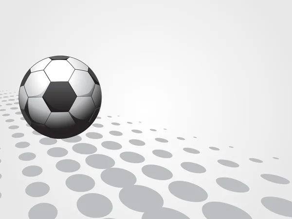 孤立的足球与背景 — 图库矢量图片