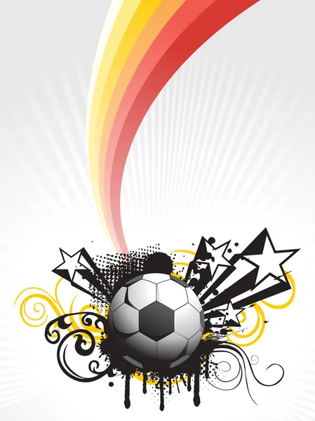 Abstract vector voetbal achtergrond — Stockvector