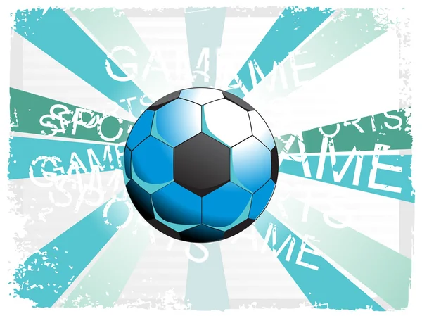 stock vector Rays background with soccer