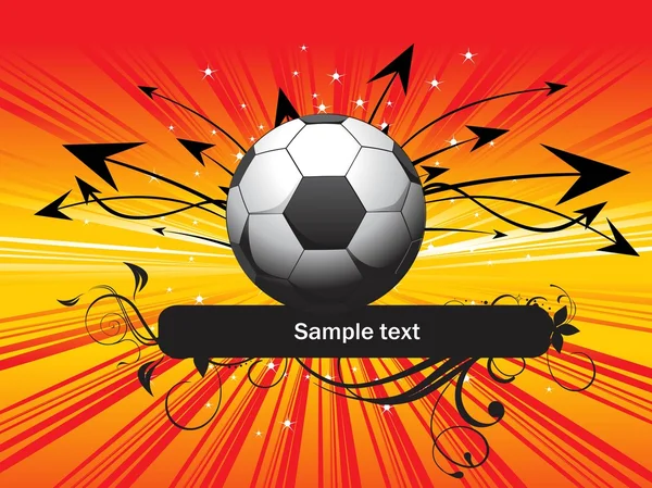 Fotbalová pozadí, ilustrace — Stockový vektor