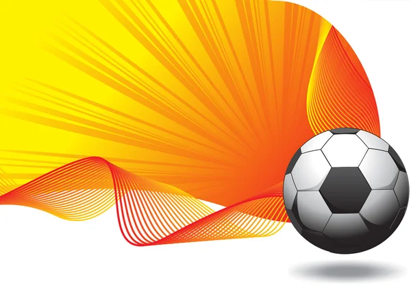 Фон с футболом — стоковый вектор