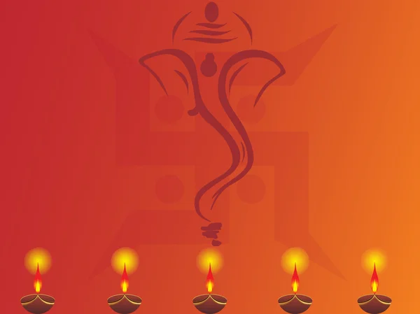 Illustration från diwali — Stock vektor