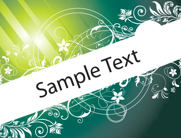 Texture des fleurs pour échantillon de texte — Image vectorielle