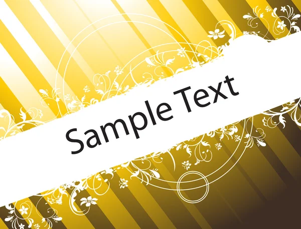 Fond d'écran fleur de texte échantillon — Image vectorielle