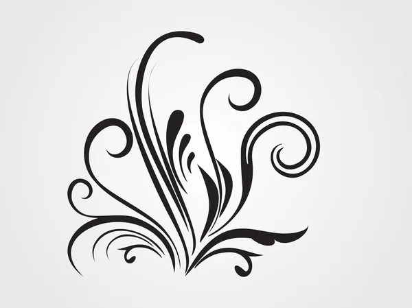 Απομονωμένες floral τατουάζ με φόντο — Διανυσματικό Αρχείο