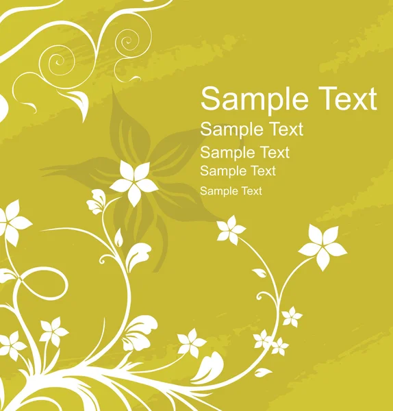 Текстура цветов для образца текста — стоковый вектор