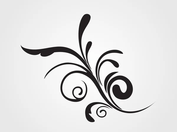 Hintergrund mit floralem Tattoo — Stockvektor