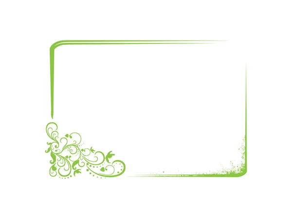 Floral pattern frame — Stock Vector