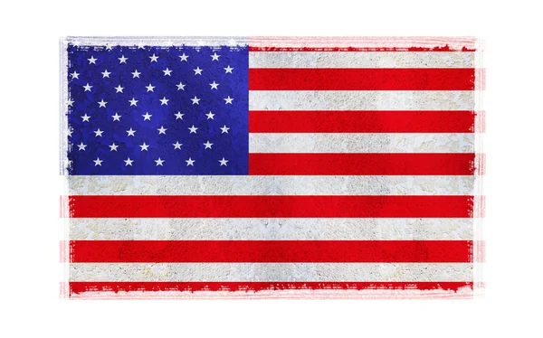 A háttér amerikai zászlaja — Stock Fotó