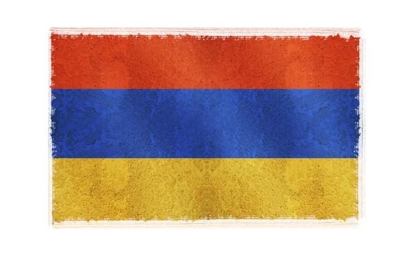Bandera de Armenia en el fondo — Foto de Stock