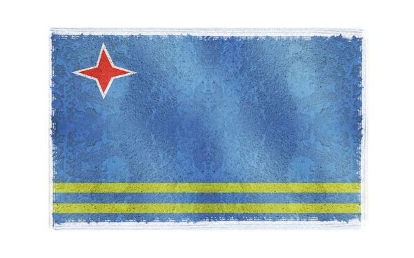 Bandiera di Aruba sullo sfondo — Foto Stock