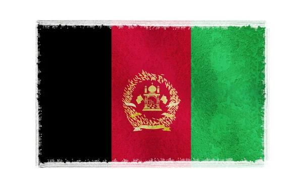 Σημαία του Αφγανιστάν σε φόντο — Φωτογραφία Αρχείου