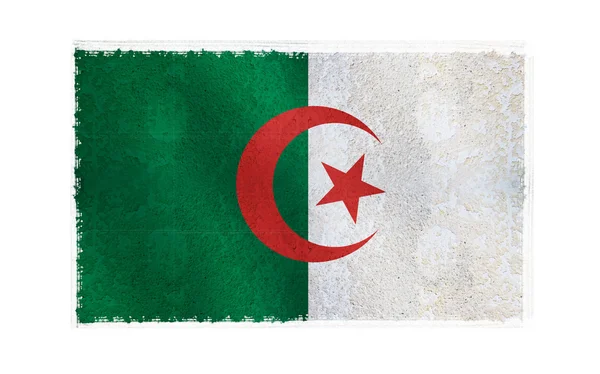 Флаг Алжира на заднем плане — стоковое фото