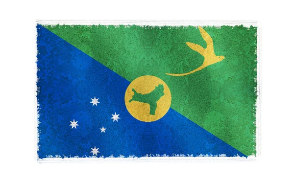 Flag of Christmas Island on background — Stock Photo, Image
