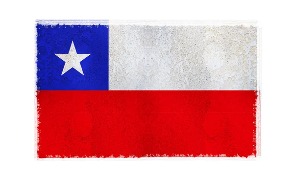 Прапор Чилі на тлі — стокове фото